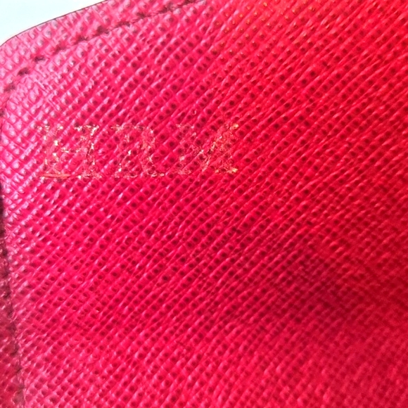 CLEAN Louis Vuitton Sarah Long Wallet Monogram Brown/Fuchsia - Picture 8 of 13